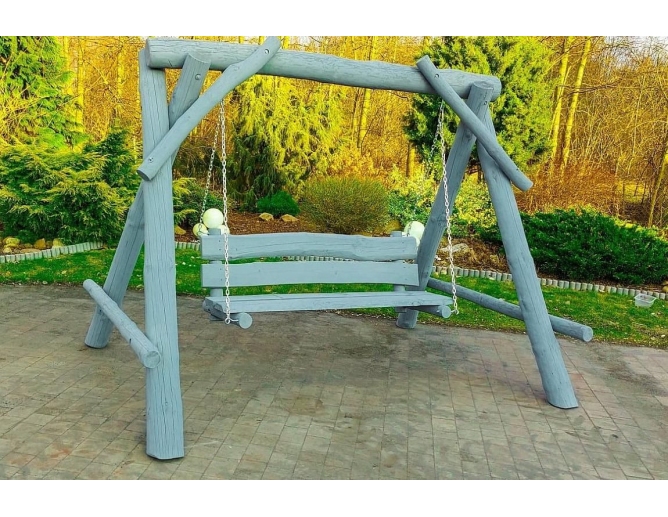 Hollywoodschaukel BRUNO II Grau...