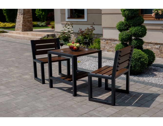 Gartenmöbel Set Klein MODERN 9...