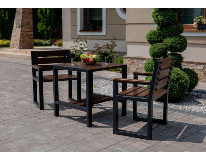 Gartenmöbel Set Klein MODERN 10...