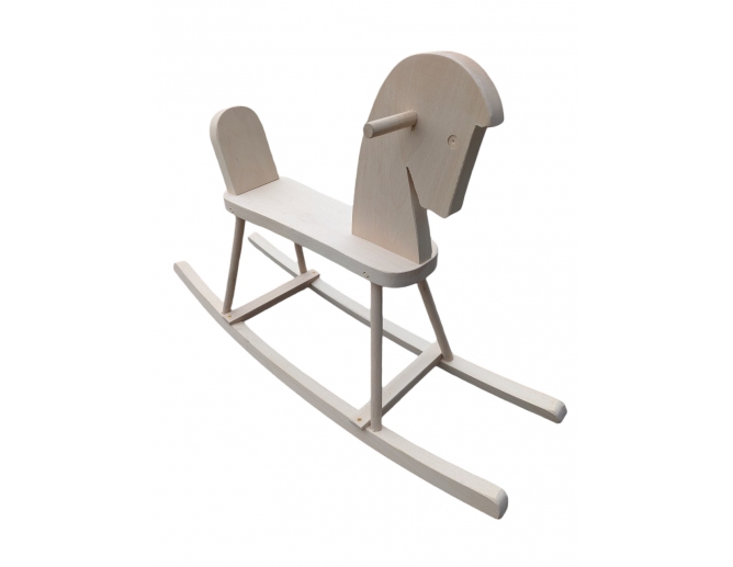 Schaukelpferd aus Buchenholz Handwerk...