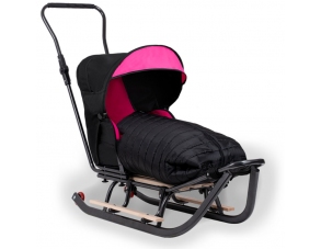 Schlitten aus Metall Rosa...