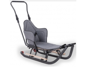 Schlitten aus Metall Orange... 2