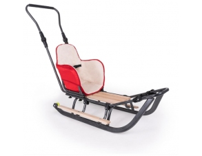 Schlitten aus Metall Rot...