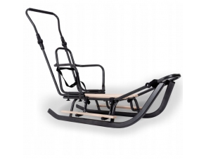 Schlitten aus Metall Orange... 2