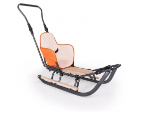 Schlitten aus Metall Orange...