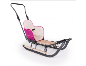 Schlitten aus Metall Rosa...