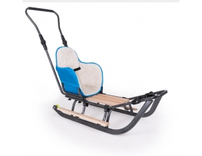 Schlitten aus Metall Blau...