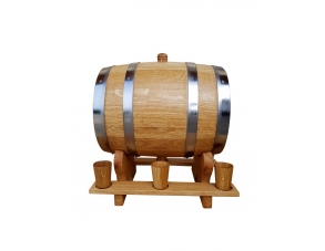 Eichenfass 2 Liter + 6 Holz... 2