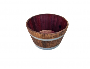 Blumenkübel aus Weinfass... 2