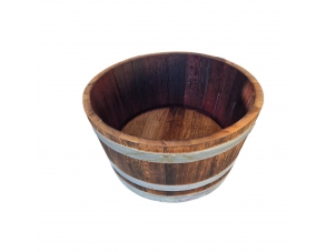 Blumenkübel aus Weinfass... 2