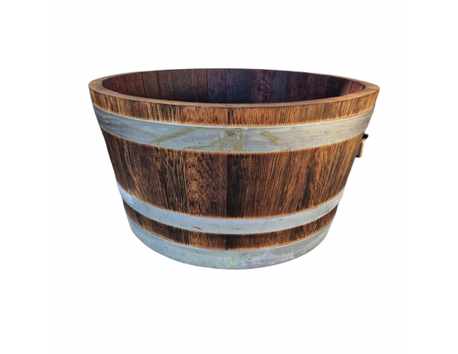 Blumenkübel aus Weinfass aus...