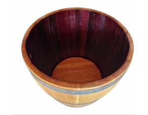 Blumenkübel aus Weinfass... 2