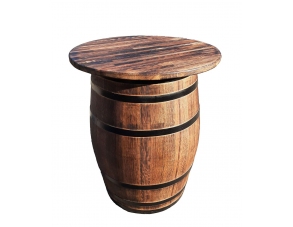 Tisch aus Eichenfass 96 cm...