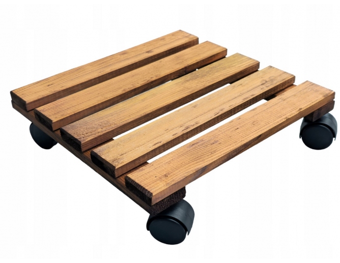 Holzuntersetzer für Blumentopf 35x35...