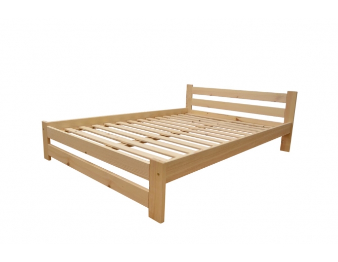 Bett aus Holz LINA Kiefernholzbett +...