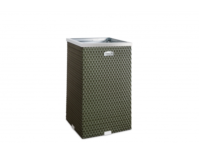 Blumentopf aus Metall VIRIDIA mit...