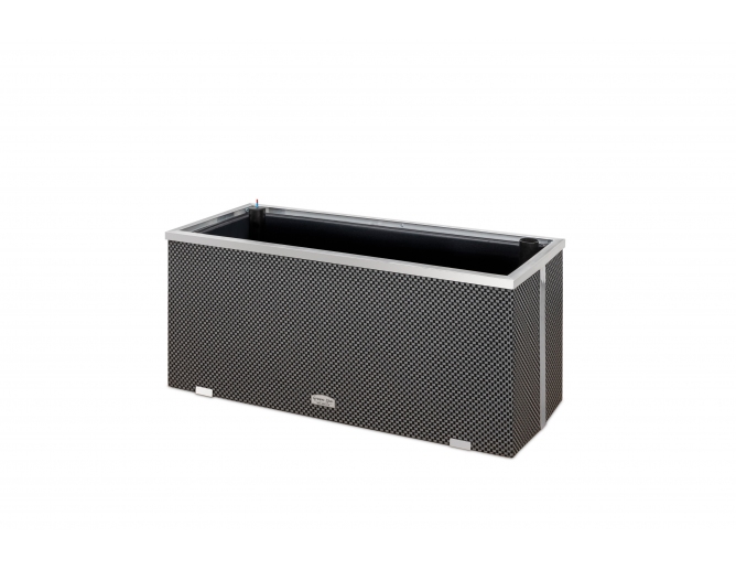 Blumentopf aus Metall LOBELIA mit...