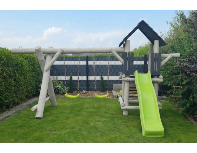 Massivholz Spielturm ANTON 2...